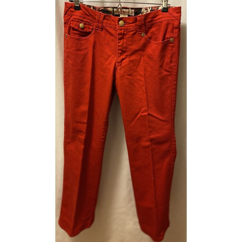Candies Womens Size 7 31x29 Jeans Red Straight